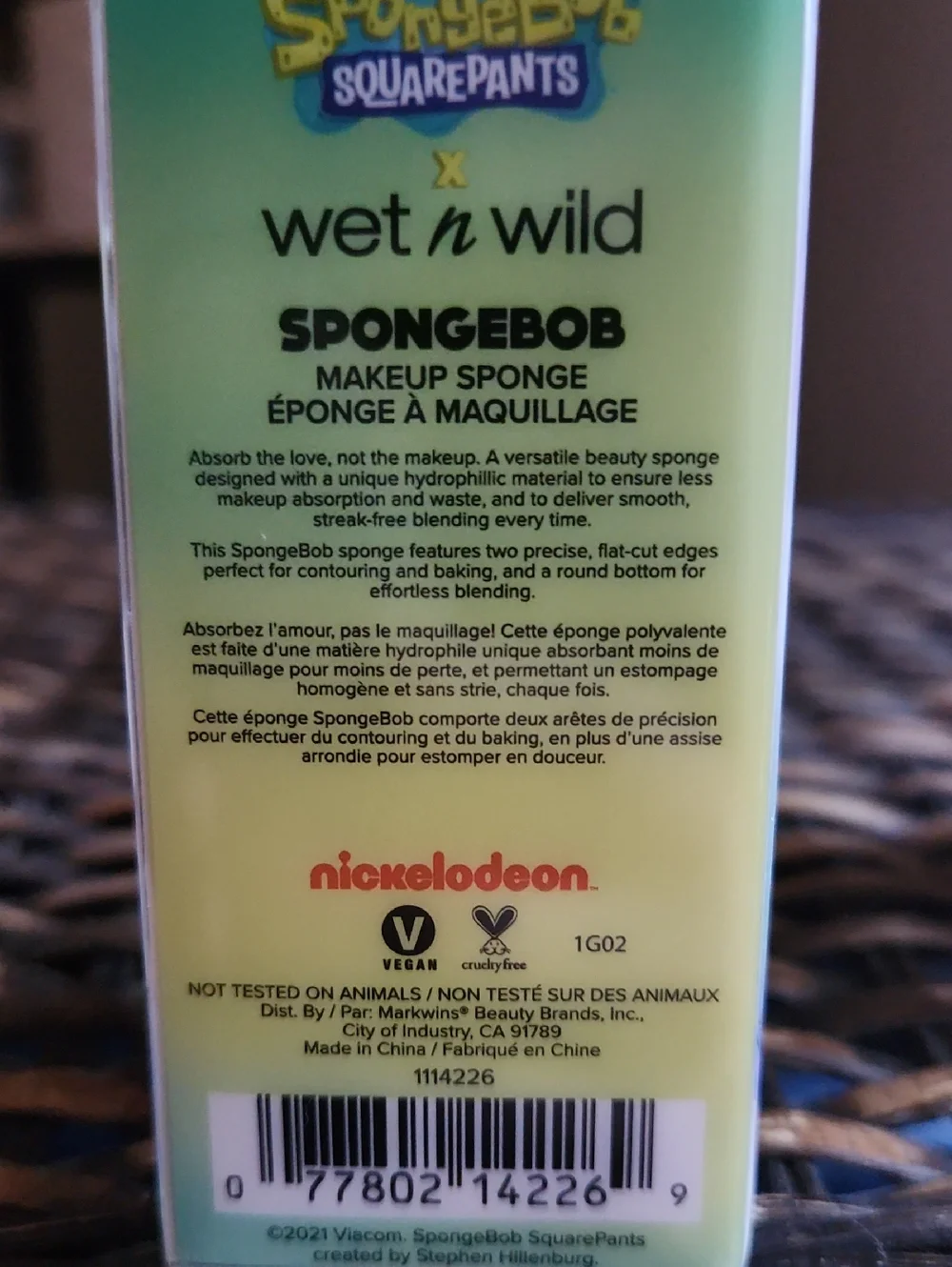 NEW - Wet N Wild Bundle SpongeBob-Themed Makeup Sponge Set With Sponge Case - Picture 3 of 7